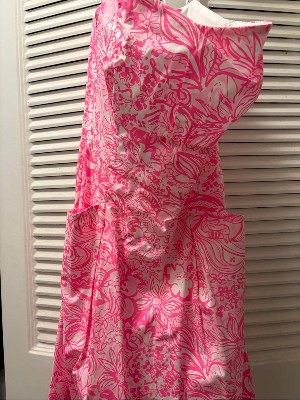 Lily Pulitzer womens Pink Floral Print Sleeveless Dress